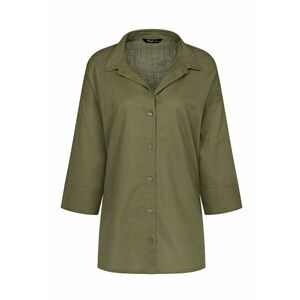 Camasa dama 10222569 - Bumbac - Verde - Verde imagine