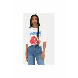 Tricou dama 15351369 - Bumbac - Alb - Alb imagine