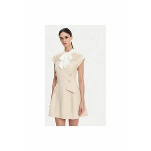 Rochie dama AFJJJKP - Poliester - Ecru imagine