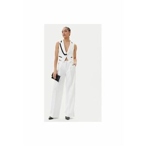 Pantaloni din material textil dama 25EB566/43BN - Sintetic - Alb - Alb imagine