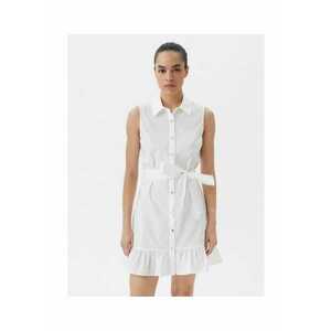 Camasa stil rochie dama 511BD15020 - Bumbac - Alb - Alb imagine