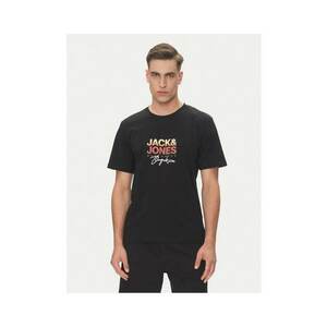 Tricou barbati Jack Jones - 12281809 - Bumbac - XS INTL - Negru imagine