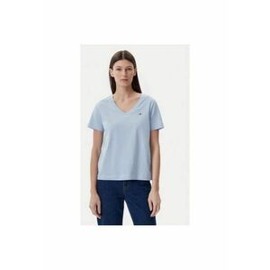Tricou dama 4200750 - Bumbac - Albastru - Albastru imagine