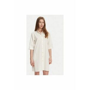 Camasa stil rochie dama BM033 - Bumbac - M INTL - Ecru imagine