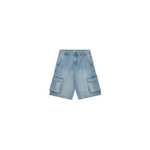 Pantaloni scurti din denim baieti 4KEHC9041 - Bumbac - 122 CM - Albastru imagine