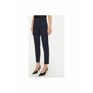 Pantaloni dama - 304735103 - Poliester - Albastru - Albastru imagine