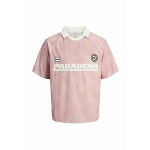 Tricou Polo pentru baieti Jack Jones Junior - 12278700 - Poliester - Roz - Roz imagine