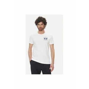 Tricou barbati MAR009 JS206 - Bumbac - Alb - Alb imagine