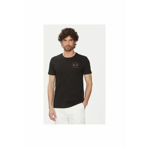 Tricou barbati MAR009 JS206 - Bumbac - Negru - Negru imagine
