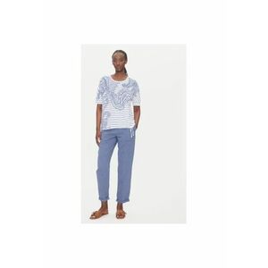 Tricou dama 11105121 - Bumbac/Elastan - Albastru - Albastru imagine