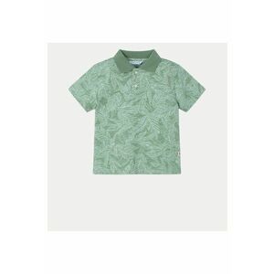 Tricou Polo baieti 3110 - Bumbac/Elastan - Verde - Verde imagine