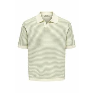 Tricou polo barbati Sons - 22033457 - Bumbac - Bej - Bej imagine
