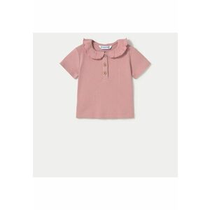 Tricou Polo fete 1104 - Bumbac/Elastan - Roz - Roz imagine