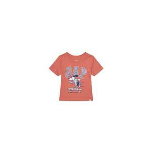 Tricou pentru baieti 738060-00 - Bumbac - Corai - Rosu deschis imagine