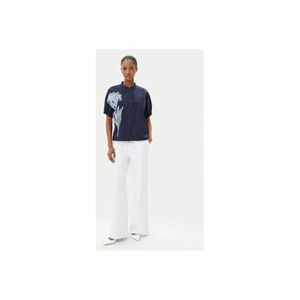 Bluza dama ACBL002227 - Bumbac - Bleumarin - Bleumarin imagine