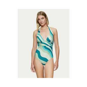 Costum de baie dama 10222303 - Poliamida/Elastan - Albastru/Verde imagine