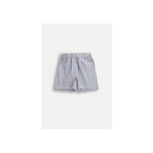 Pantaloni scurti bumbac - cu buzunare si talie elastica - pentru fete imagine