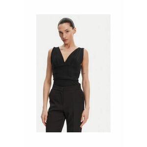 Tricou dama - 95% poliester - 5% elastan - negru - imagine