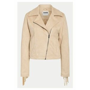 Geaca dama piele ecologica - Bej imagine