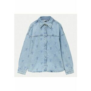 Camasa dama - bumbac/elastan - albastru - Albastru imagine