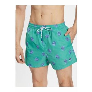 Pantaloni scurti de baie barbati - Poliester - Verde - Verde imagine