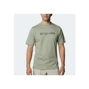 Tricou sport barbati - CSC Basic Logo - croiala confortabila - culoare Safari - 100% bumbac imagine