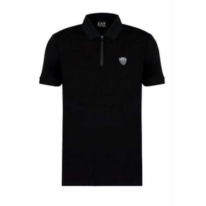 Tricou barbati 8NPF13 - Emporio Armani Viscoza/Poliamida - Negru imagine