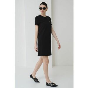 Rochie-tricou cu decolteu rotund - Negru imagine