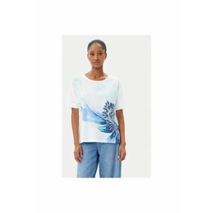 Tricou dama 11105061 - Bumbac/Elastan - 46794 - Albastru imagine