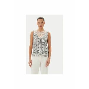 Top dama model 15296246 - material Poliester - culoare Ecru - Ecru imagine