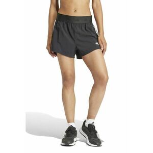 Pantaloni scurti cu talie inalta pentru fitness - Negru imagine