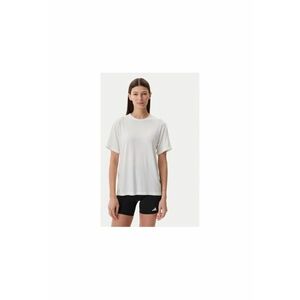 Tricou uni lejer cu decolteu la baza gatului imagine