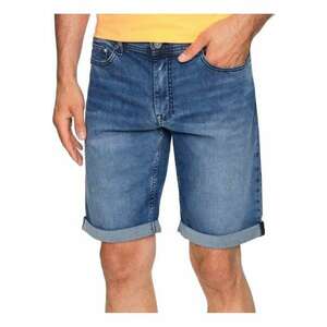 Blugi scurti barbati - Bumbac/Elastan - Albastru imagine