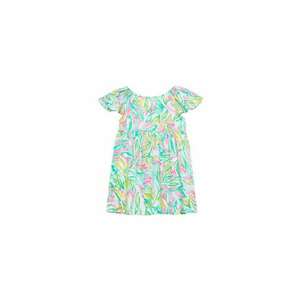 Rochie de vara fete 34VAGV010 - Bumbac -Multicolor - Multicolor imagine