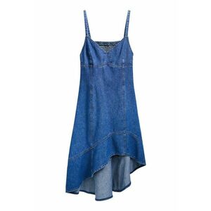 Rochie - denim mediu - albastru - bumbac/poliester imagine
