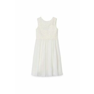 Rochie pentru fete - 3870 51 - poliester - alb imagine