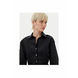 Camasa stil rochie dama A1W46006 - Bumbac - Negru - Negru imagine