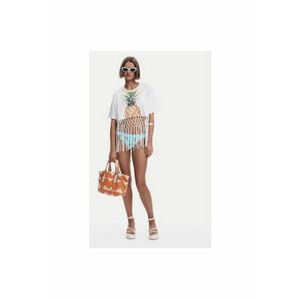 Tricou dama 25SWTKAN - Bumbac - Ecru - Ecru imagine