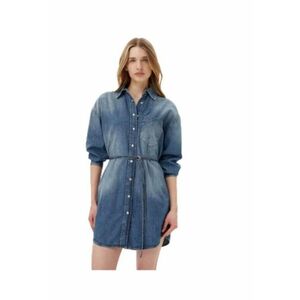 Rochie dama bumbac - albastru imagine