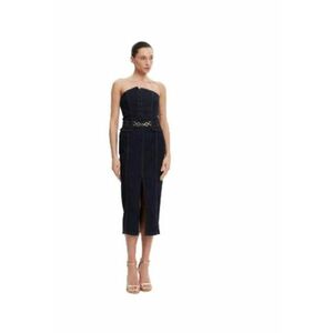 Rochie L23 - bumbac - bleumarin - 98% bumbac - 2% elastan imagine