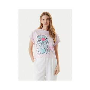 Tricou dama Benetton multicolor - Roz imagine