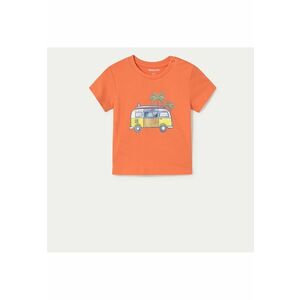 Tricou baieti 1063 - Bumbac - 4 ani - Portocaliu imagine