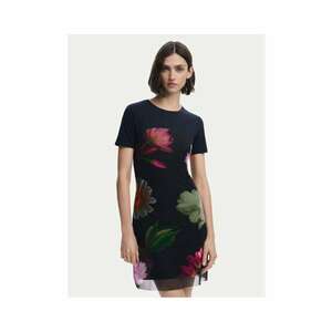 Rochie dama 25SWVK14 - Poliester/Bumbac - Negru imagine