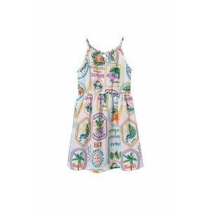 Rochie de vara fete 6986 - Poliester - Multicolor - Multicolor imagine