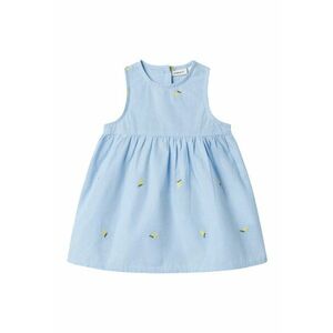 Rochie fete 13240054 - Bumbac organic - Albastru deschis imagine