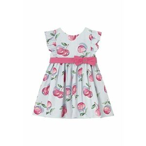 Rochie cu model fructat - Albastru deschis imagine