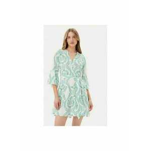 Rochie dama 10329936 - Viscoza - Verde - Verde imagine