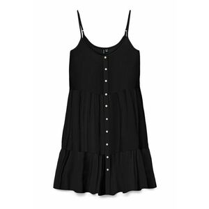 Rochie de vara dama 10325283 - Viscoza - Negru - Negru imagine
