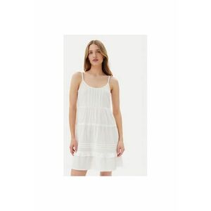Rochie de vara dama 10325236 - Bumbac organic - Alb - Alb imagine