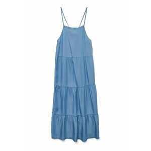 Rochie de vara dama 10326075 - Lyocell - Albastru - Albastru imagine